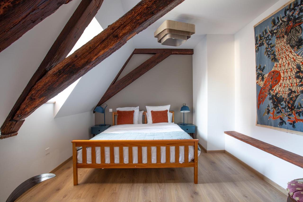 Le Rhenanus Jacques Taurellus - Appartement Duplex Au Calme - Centre Ville - Parking Gratuit Selestat Luaran gambar